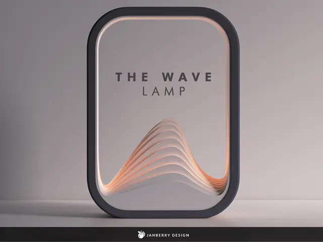 Design Lamp - The Wave — modelo 3D