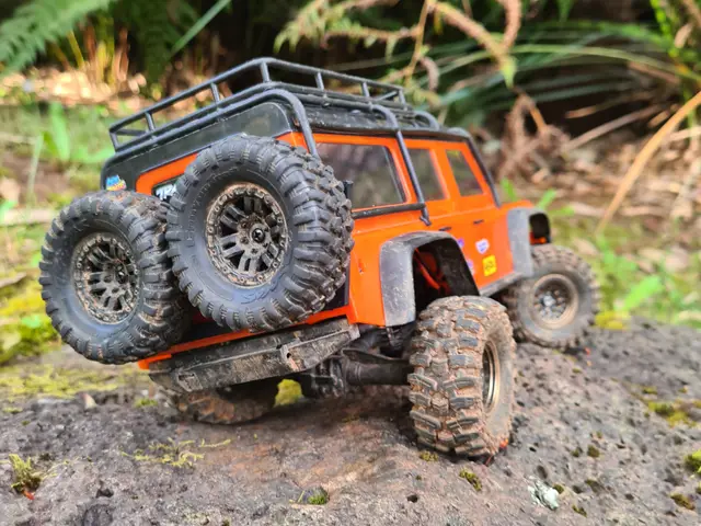 Trx4m double spare tyre mount — modelo 3D