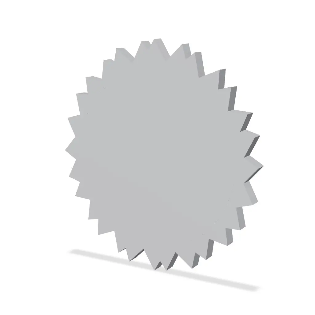 Sun Shaped Coaster — modelo 3D