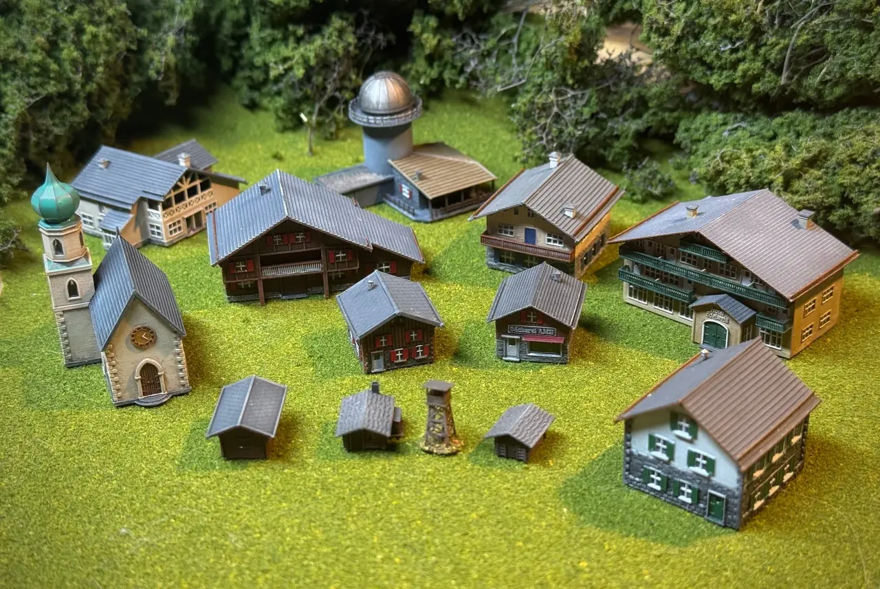 T gauge / 1:450 Alpine buildings — modelo 3D
