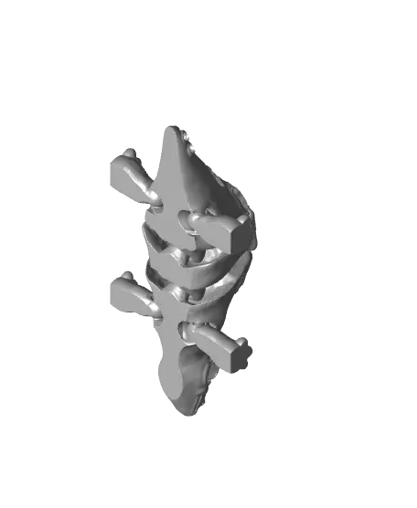 Articulated Stegosaurus - separated Parts Puzzle! — modelo 3D
