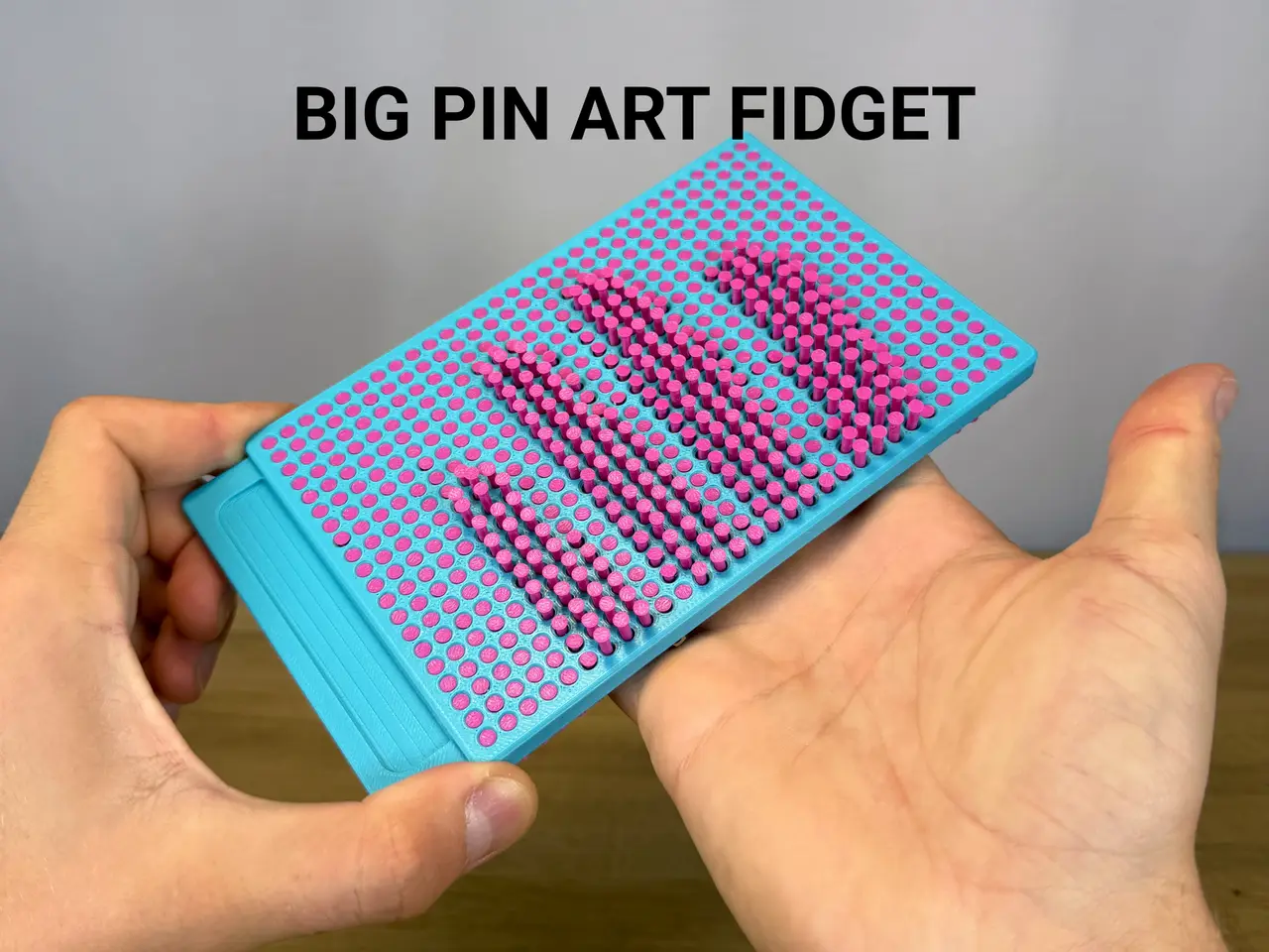 Big Pin Art Fidget Toy — modelo 3D