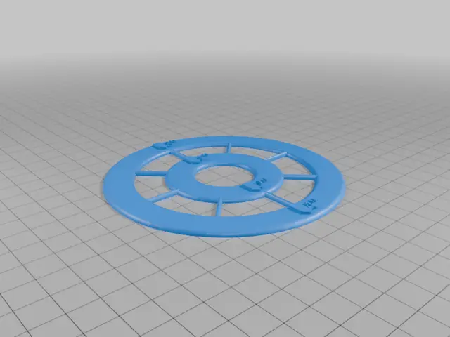 Bolt Action Artillery Templates — modelo 3D