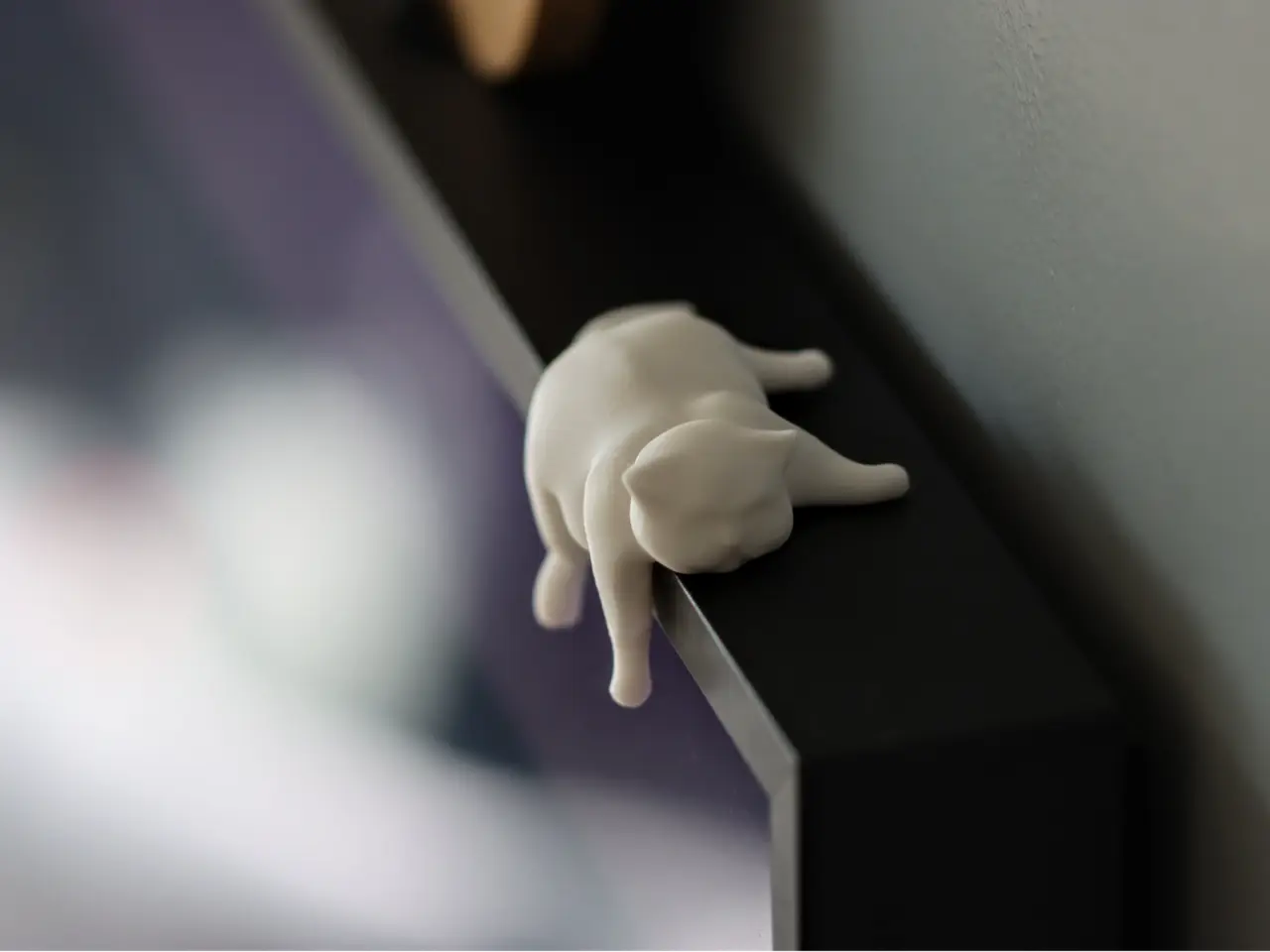 Sleepy fat cat — modelo 3D