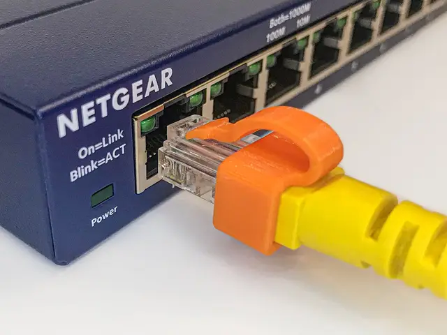 Ethernet | RJ45 clip to secure/repair/fix broken tab — modelo 3D