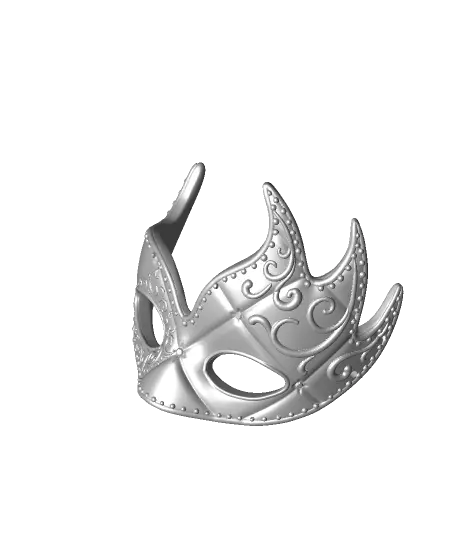 Mardi Gras Quilt Mask — modelo 3D