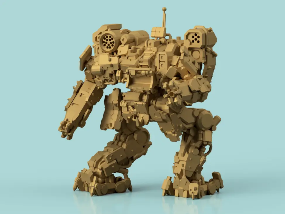 COR-1X4 Corsair Rework for Battletech — modelo 3D