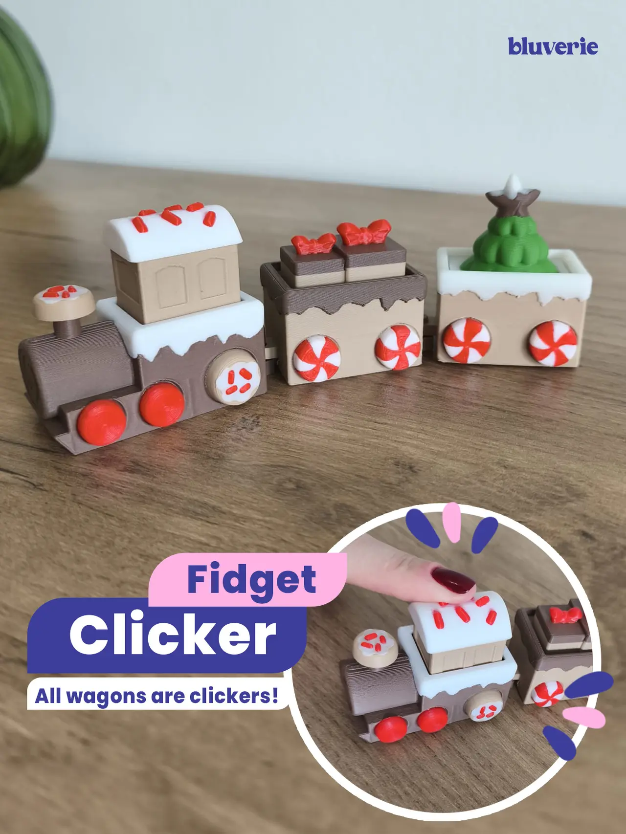 Sweet Christmas Train Clicker — modelo 3D