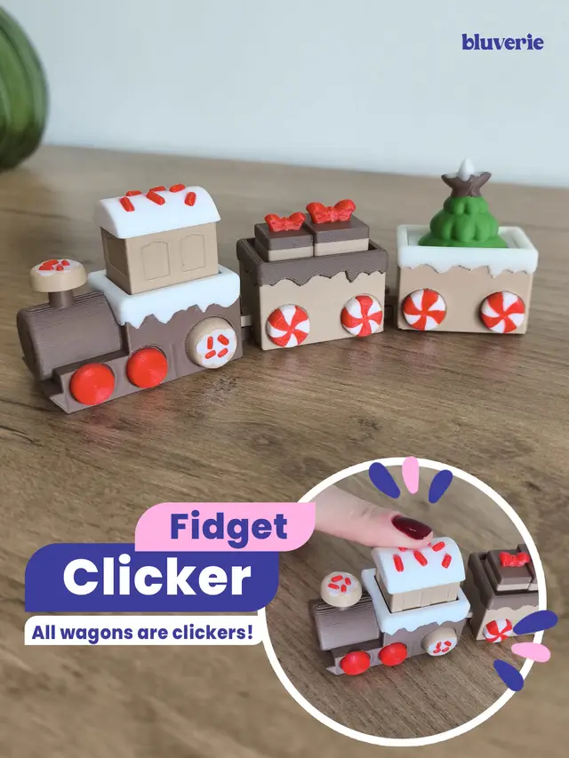 Sweet Christmas Train Clicker — modelo 3D