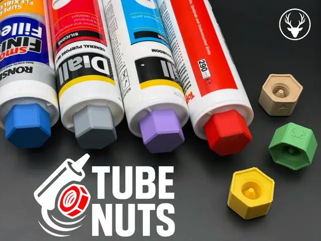 Tube Nuts - Silicone Tube Caps — modelo 3D