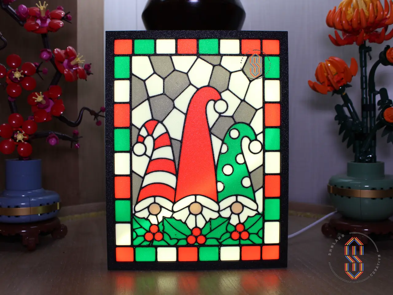 Stained Glass - Gnomes — modelo 3D