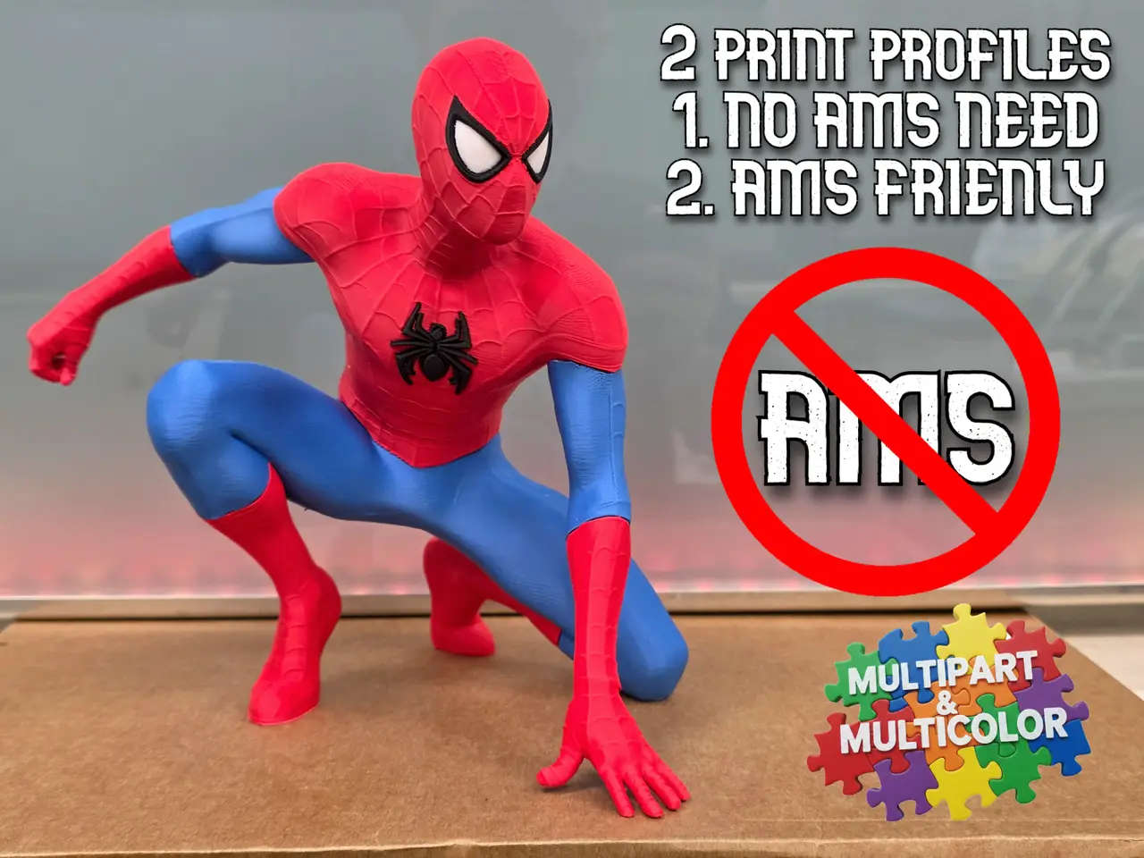 Spider-Man / NO AMS / AMS FRIENDLY — modelo 3D