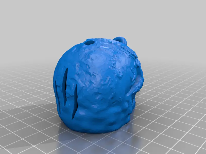 Chaveiro Apito da morte - 05 — modelo 3D