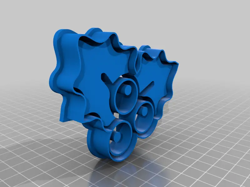 Mistletoe Cookie Cutter — modelo 3D