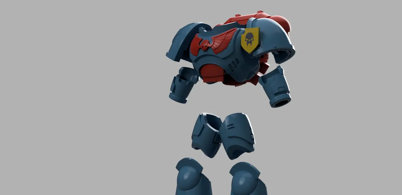 Space Marine Armor Cosplay, (THIS IS FOR FRED) — modelo 3D