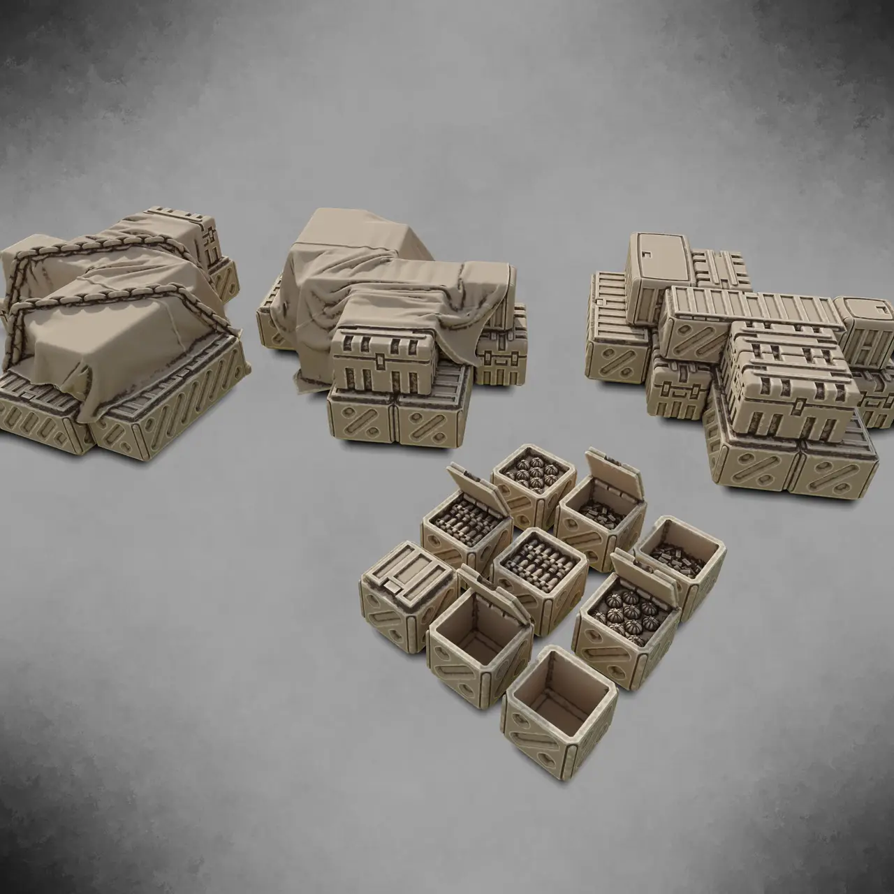 Future battlefield free sample — modelo 3D