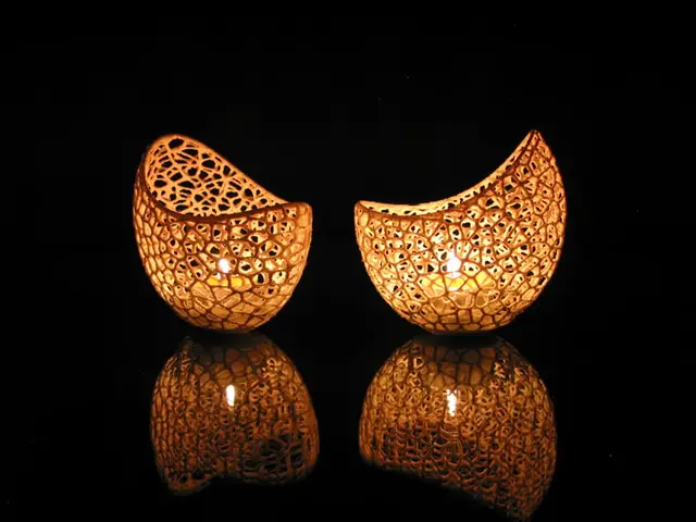 Filigree double wall tealight holder — modelo 3D