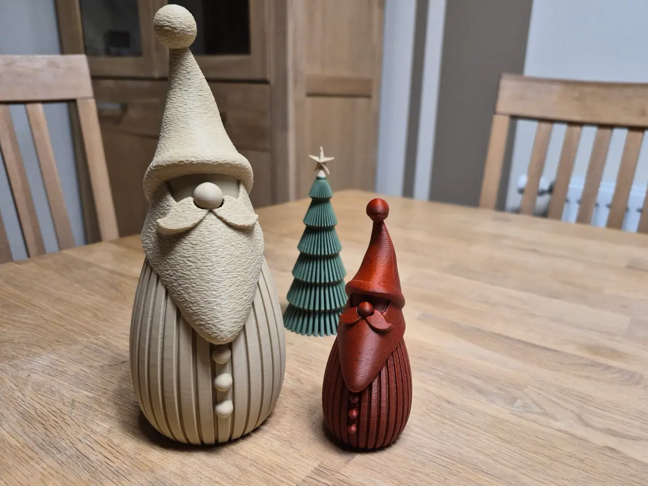 Christmas Scandi LED Santa Figur — modelo 3D