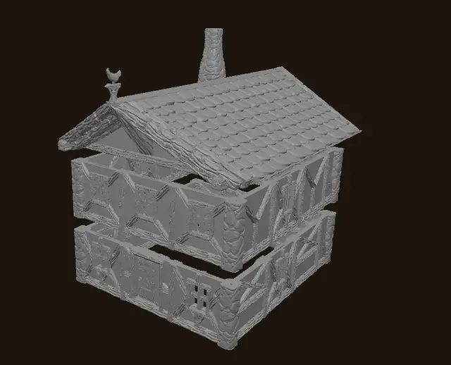 Medieval house 1 FREE — modelo 3D