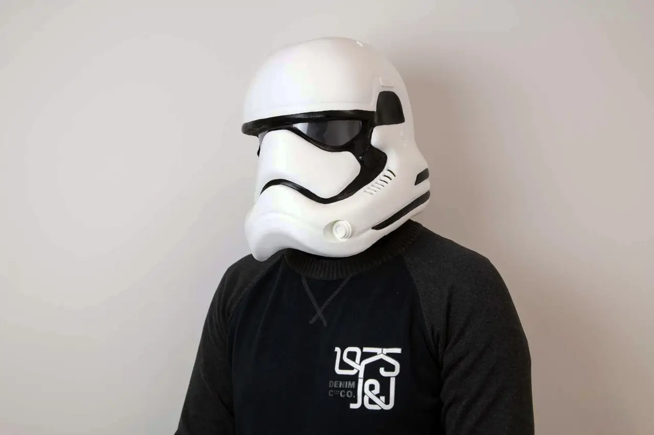 Fully Wearable Star Wars VII Storm Trooper Helmet — modelo 3D