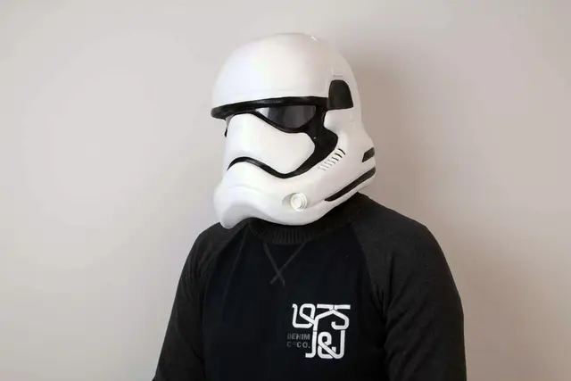 Fully Wearable Star Wars VII Storm Trooper Helmet — modelo 3D