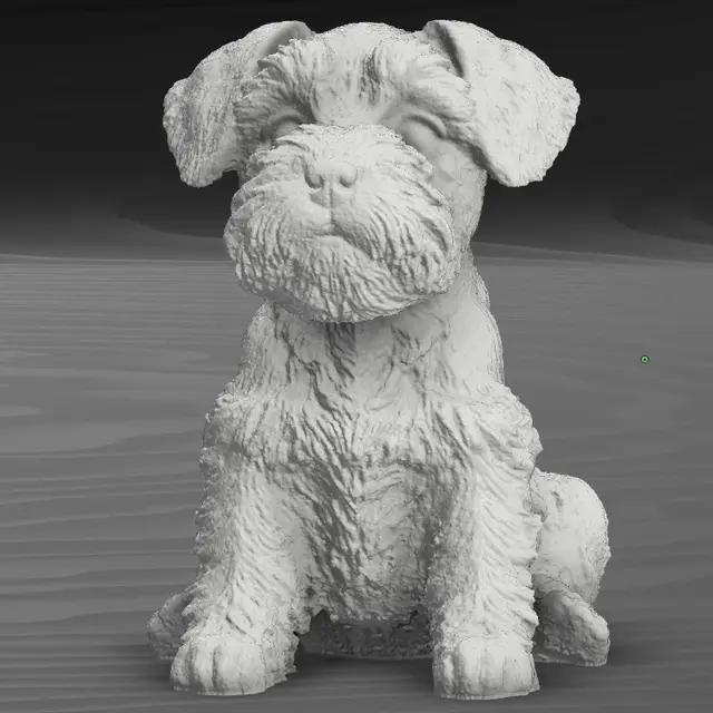 Mini Schnauzer — modelo 3D