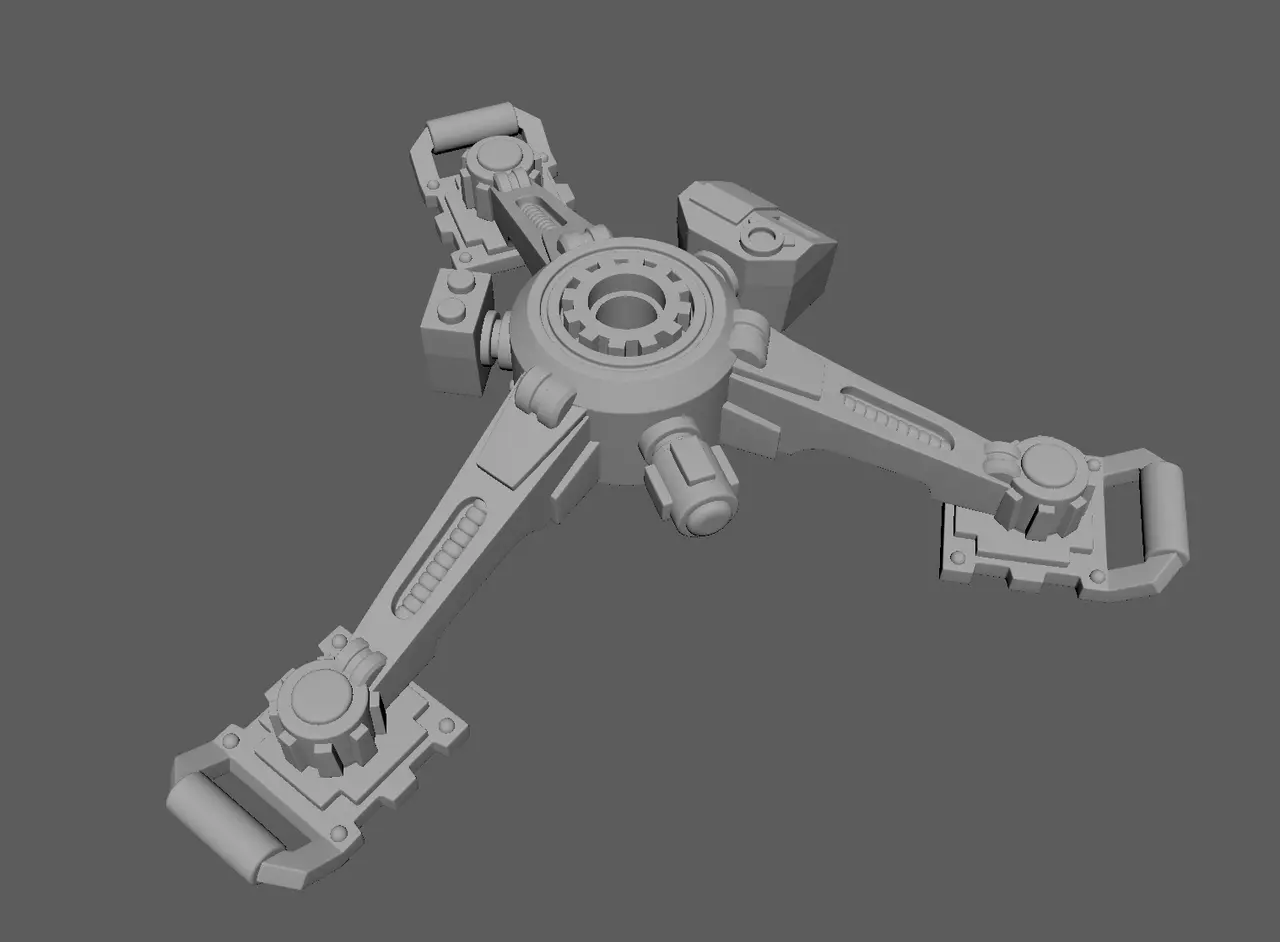 Tripod Turret Legs — modelo 3D