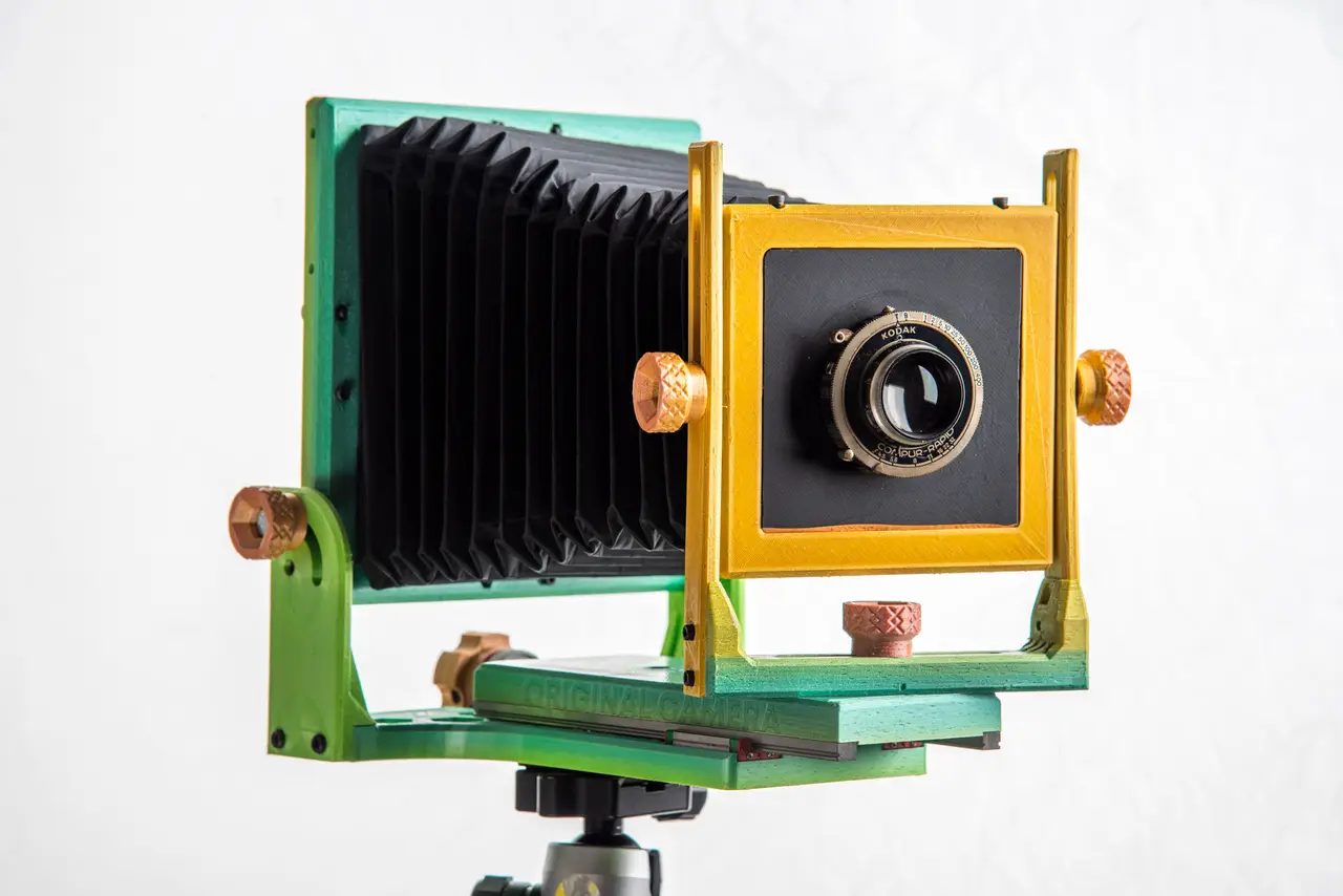 4x5 large format camera — modelo 3D