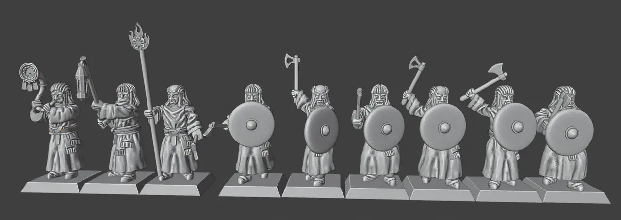 Skanderan Temple Servants — modelo 3D