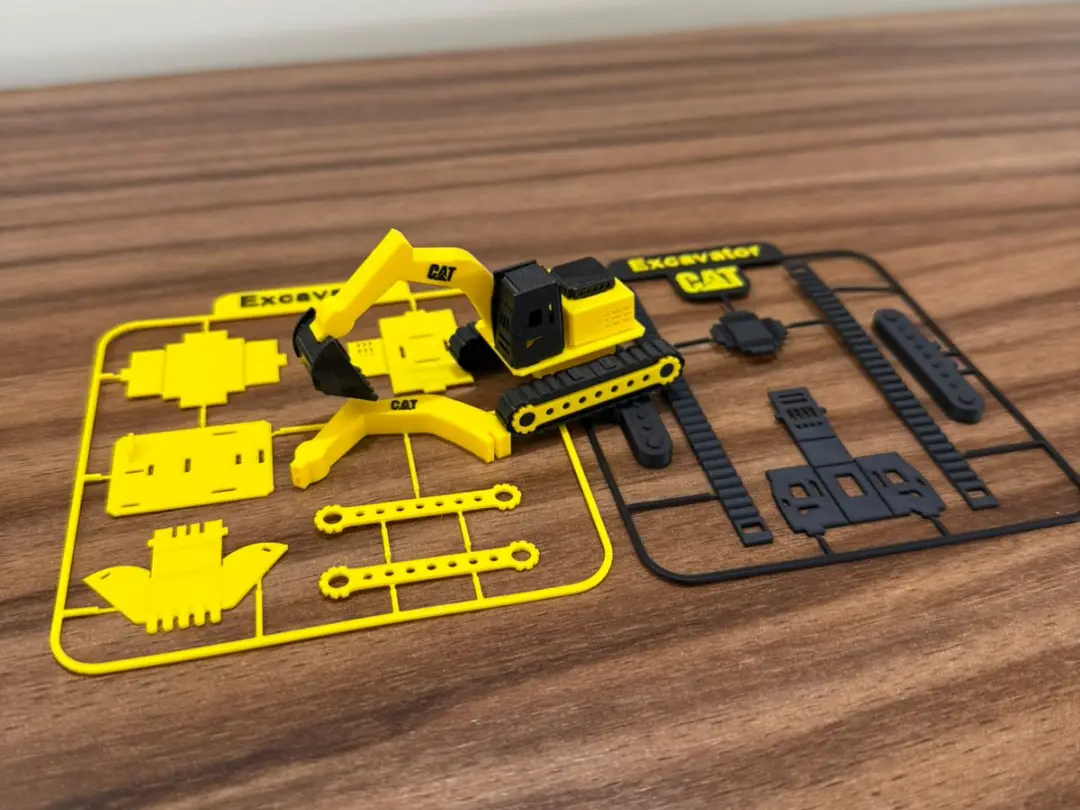 Excavator Kit Card — modelo 3D