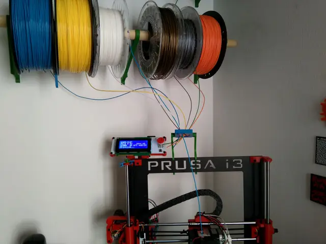 Filament Spool Wall Mount + Hub — modelo 3D