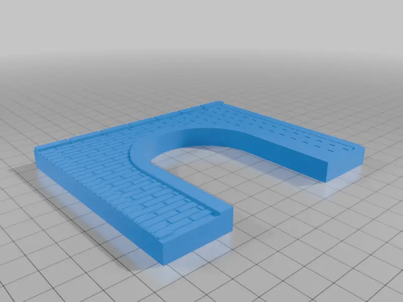 HO Scale Tunnel Portal — modelo 3D