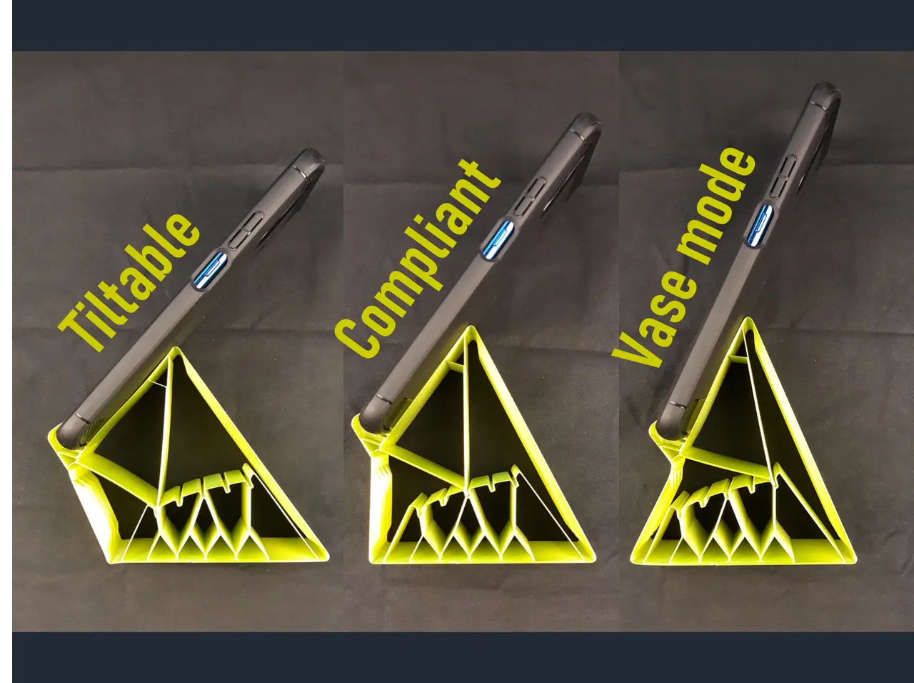 TCV phone stand — modelo 3D