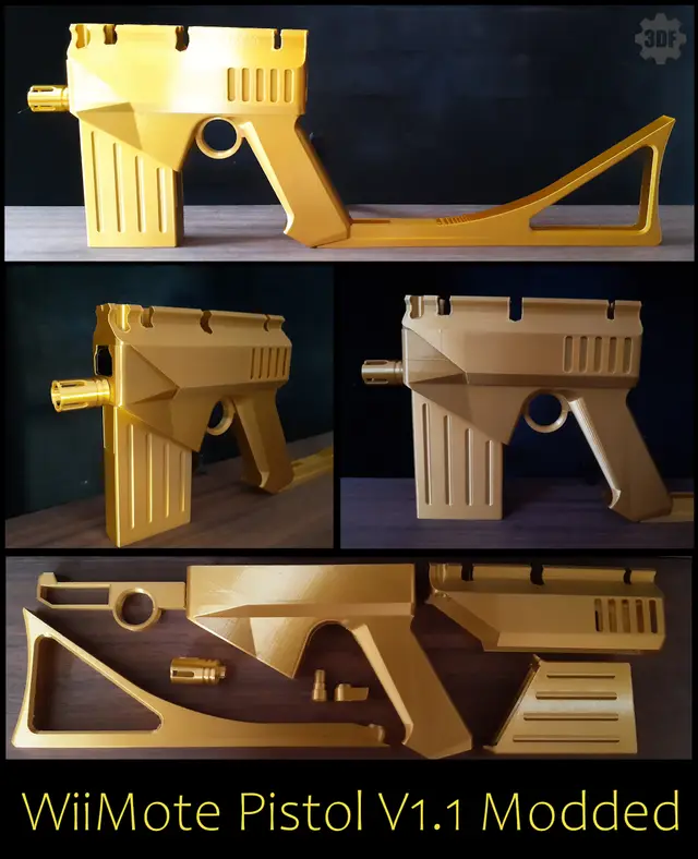 WMP1M - WiiMote Pistol V1.1 Modded — modelo 3D