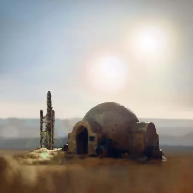 Luke Skywalker's Home, Tatooine - StarWars — modelo 3D