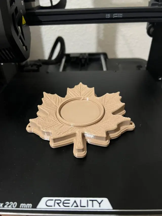 Candle holder - Maple Leaf — modelo 3D