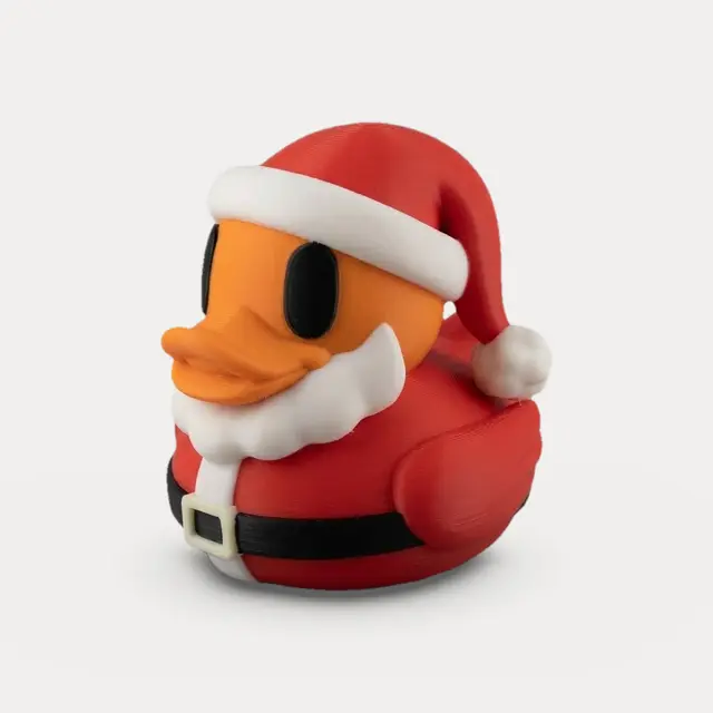 Santa Claus Rubber Duck - Christmas Figurine — modelo 3D