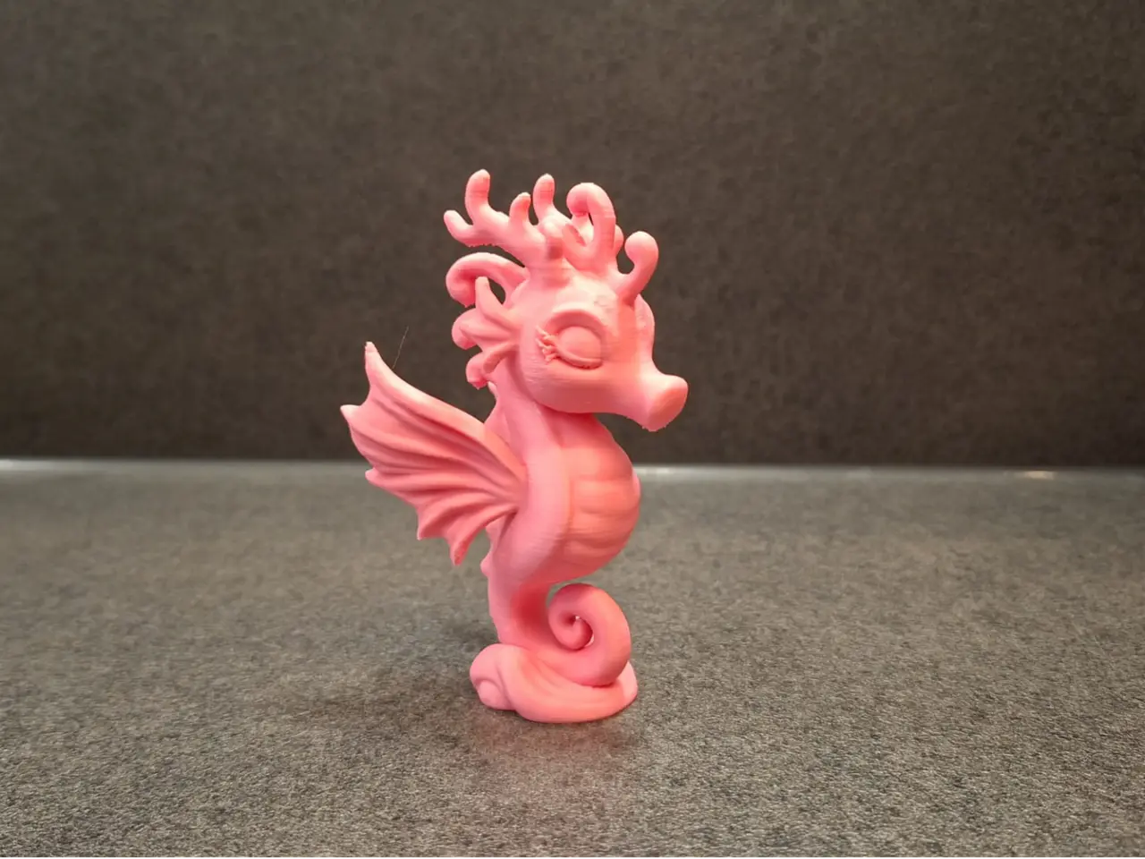 Fantasie-Seepferdchen mit Flügeln — modelo 3D