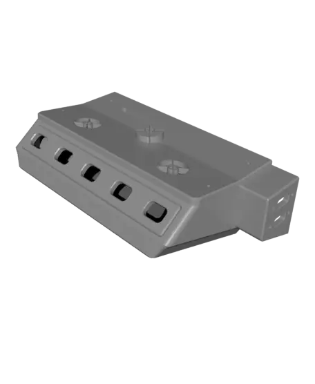 CyberDeck V2 — modelo 3D