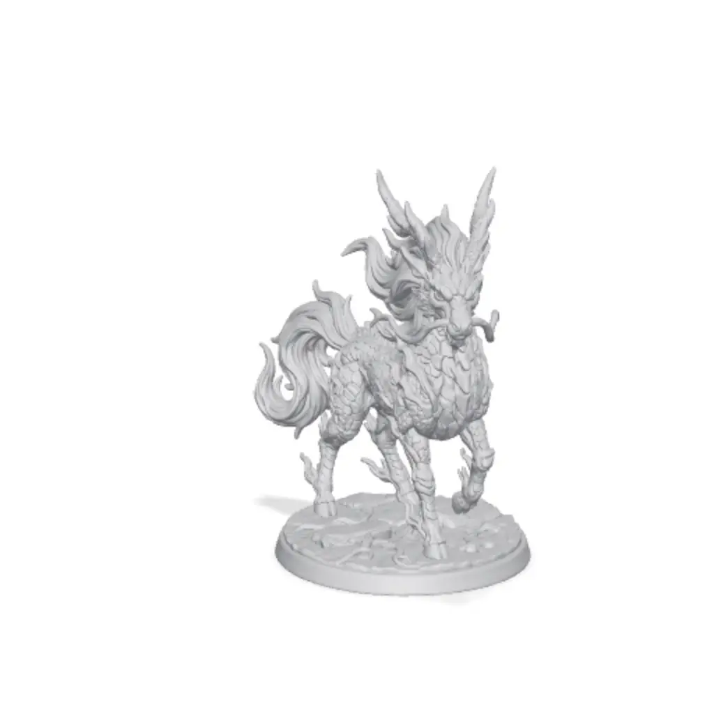 1000+ Minis, Free Kickstarter Sample, Majestic Kirin Miniature — modelo 3D