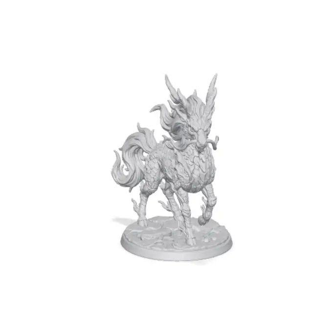 1000+ Minis, Free Kickstarter Sample, Majestic Kirin Miniature — modelo 3D