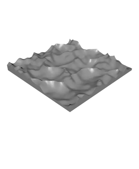 Trippy Topography Wall Panels — modelo 3D