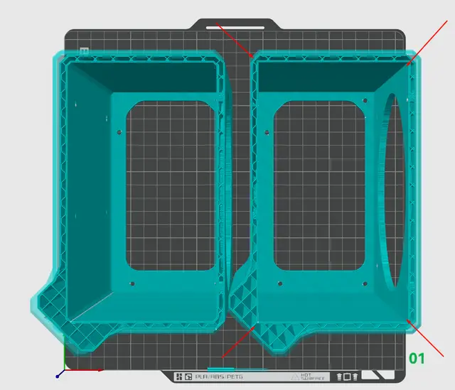 X99 - ATX Bench/Case (PSU Fix) — modelo 3D