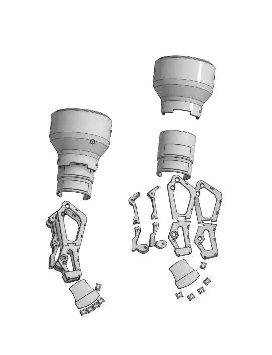 SA-25 STEEL TROOPER ARM PROTHESIS HELLDIVERS 2 — modelo 3D