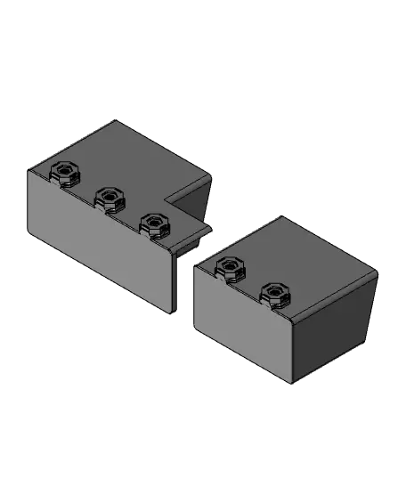 Segmented pencil and small parts holders - Multiboard — modelo 3D