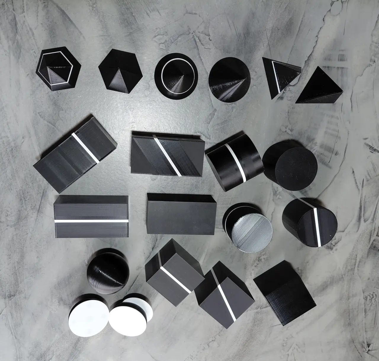 Kit "solides coupés" — modelo 3D