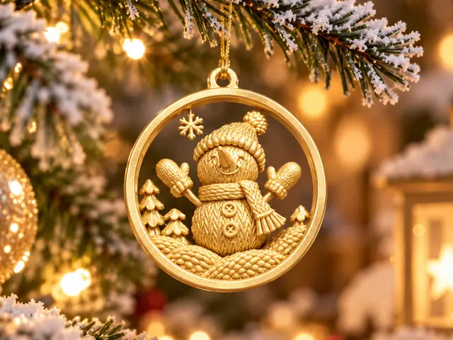 Knitted Snowman Christmas Ornament — modelo 3D