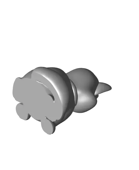 Cute cat / fox — modelo 3D