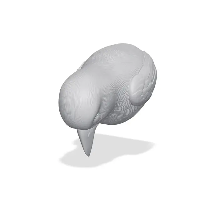 Crow Bust 3D Print STL — modelo 3D