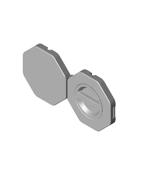 Octagon cable reel — modelo 3D